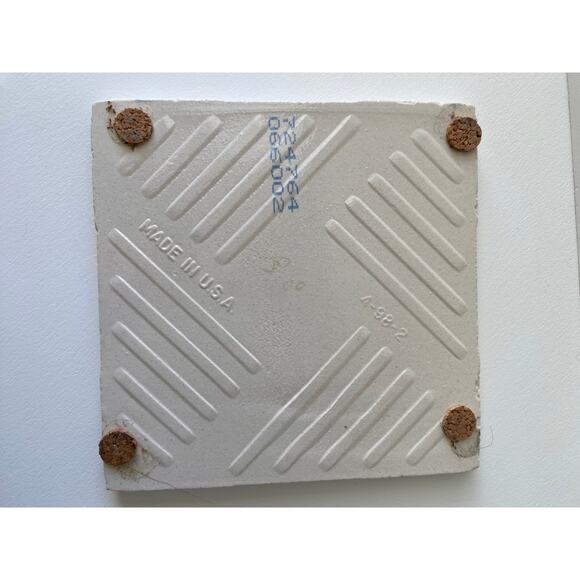 Handpainted Dasher ceramic tile, Santas reindeer, Holiday trivet - Picture 4 of 5